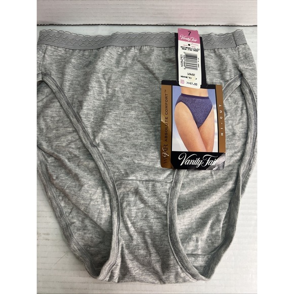 Vanity fair hi-cut v wear absolute comfort 15602 heathgrey size 7 - Picture 1 of 7